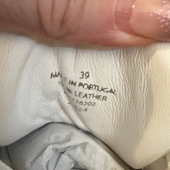 Zadig & Voltaire White Leather Sneakers SZ 39/8 - Picture 10 of 10